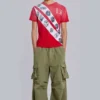 Crest T-shirt met V-hals