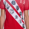 Crest T-shirt met V-hals