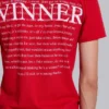 Crest T-shirt met V-hals