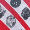 Crest T-shirt met V-hals