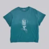 Cropped T-shirt met embleem