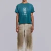 Cropped T-shirt met embleem