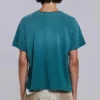 Cropped T-shirt met embleem