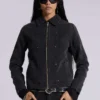 Denimjas met studs