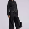 Denimjas met studs