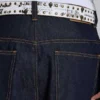 Divinity witte riem met studs