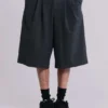 Donkere geruite Goliath Shorts