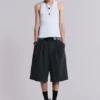 Donkere geruite Goliath Shorts