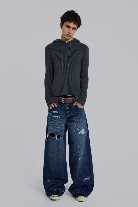 Dornan Rib-Hoodie