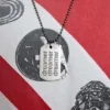 Dreamer-hanger met dogtag als ketting
