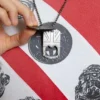Dreamer-hanger met dogtag als ketting
