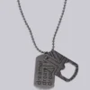 Dreamer-hanger met dogtag als ketting