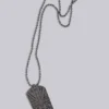 Dreamer-hanger met dogtag als ketting