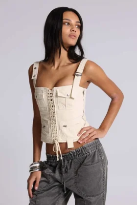 Ecru cargocorset