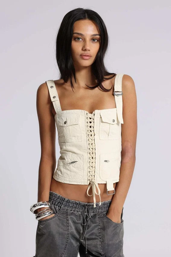 Ecru cargocorset