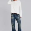 Mid Wash Blue Jude Bootcut Jeans
