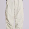Ecru Parachute Cargo-broek