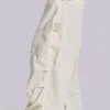 Ecru Parachute Cargo-broek
