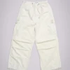 Ecru Parachute Cargo-broek