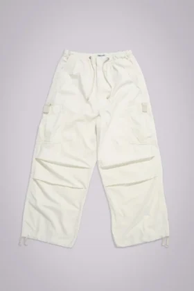Ecru Parachute Cargo-broek