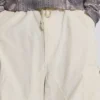 Ecru Parachute Cargo-broek
