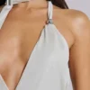 Eder metallic asymmetrische top