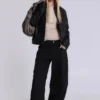 Effen zwarte Colossus Jeans
