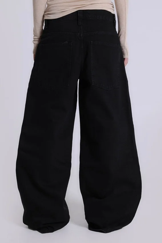 Effen zwarte Colossus Jeans