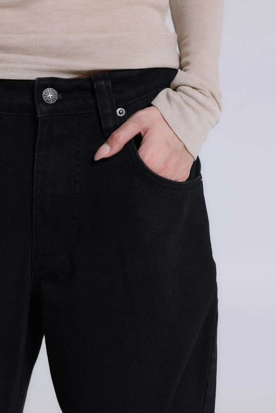 Effen zwarte Colossus Jeans