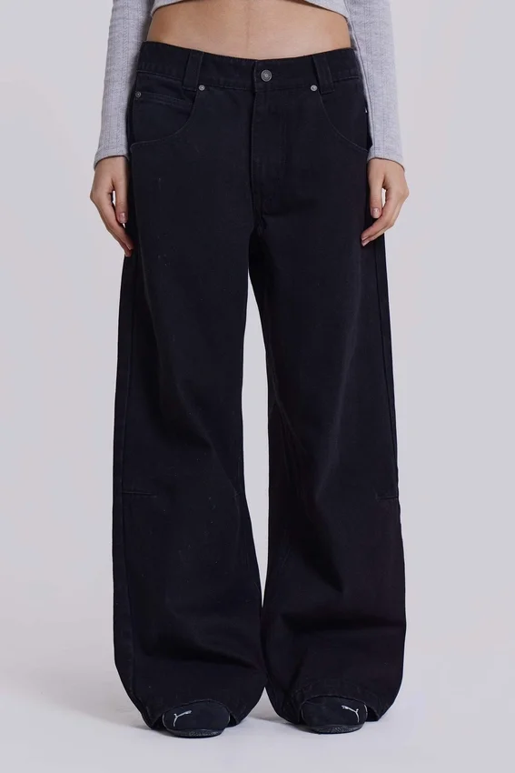 Effen zwarte Colossus Jeans
