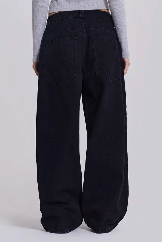 Effen zwarte Colossus Jeans