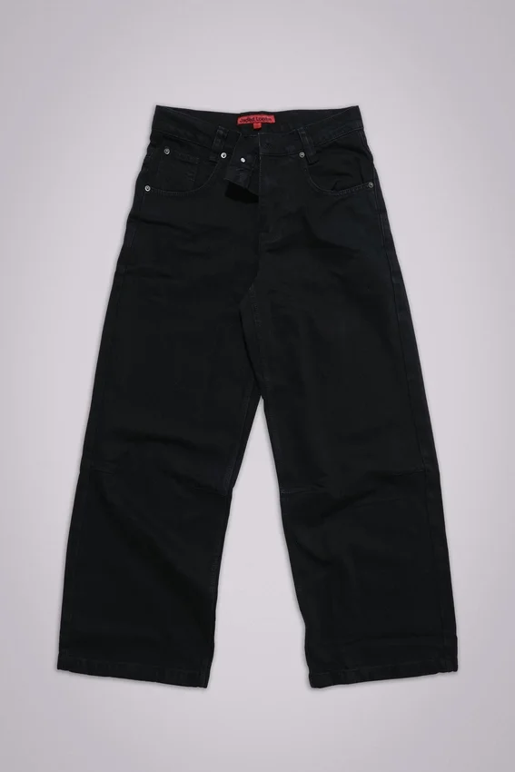 Effen zwarte XL Colossus Jeans
