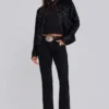 Effen zwarte Thirteen-Jeans