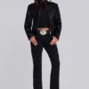 Effen zwarte Thirteen-Jeans