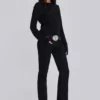 Effen zwarte Thirteen-Jeans