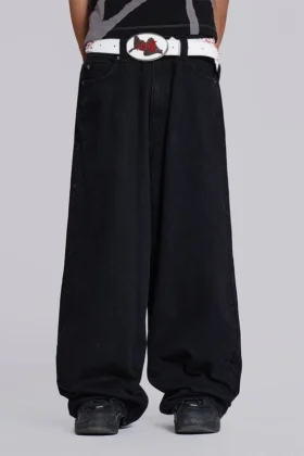 Effen zwarte XL Colossus Jeans
