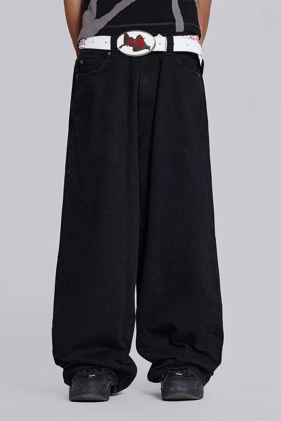 Effen zwarte XL Colossus Jeans