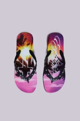Endless Summer teenslippers met studs