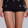 Eye Contact-vesttop met oogjes in streepmotief