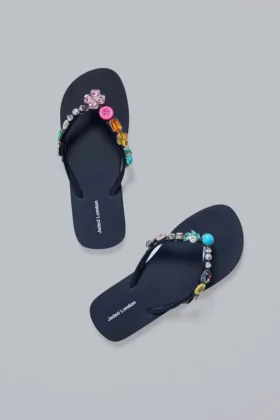Flip-flops met juweelbedeltjes
