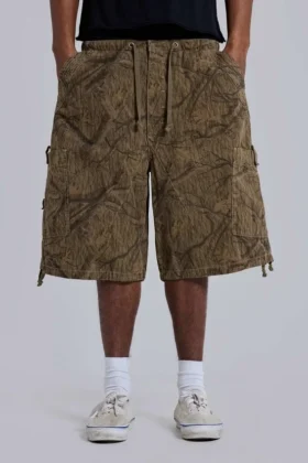 Forest Camo-Parachute-shorts