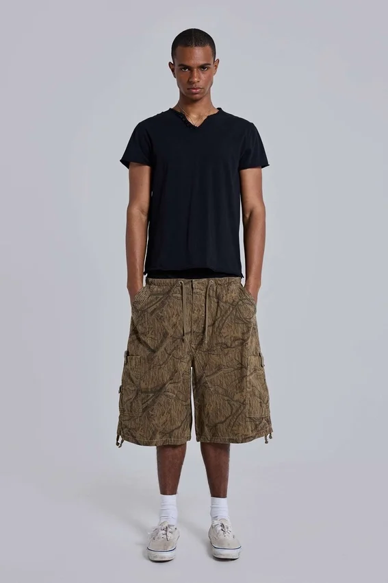 Forest Camo-Parachute-shorts