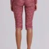 Freda zwemcapri met gingham-print