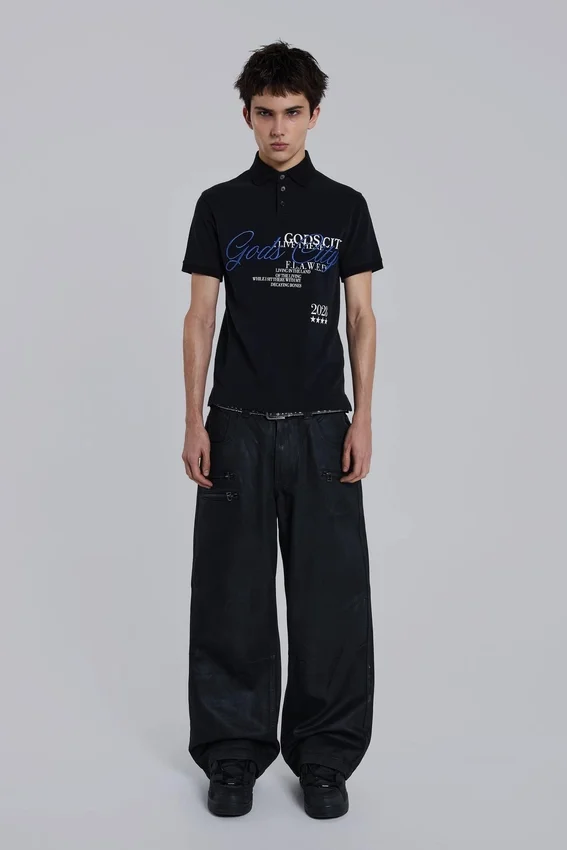 Gecoate Colossus Jeans met rits