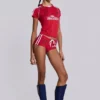 Geen cheerleader-voetbalminishorts