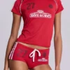 Geen cheerleader-voetbalminishorts