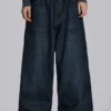 Gekreukte indigo XL Colossus Jeans