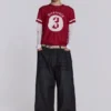 Gekreukte indigo XL Colossus Jeans