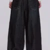 Gekreukte indigo XL Colossus Jeans
