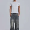 Gestreepte Mist T-shirt
